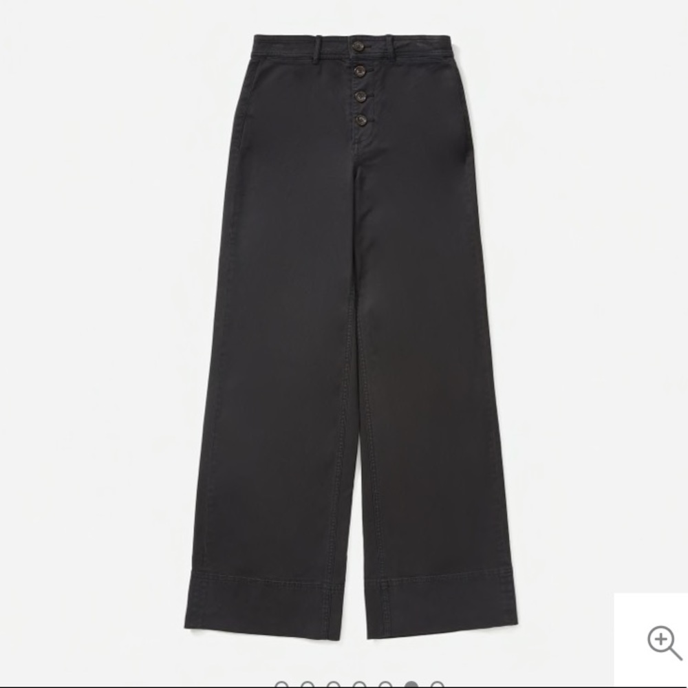 🆕 Everlane Lightweight Button-Fly Wide Leg Chino